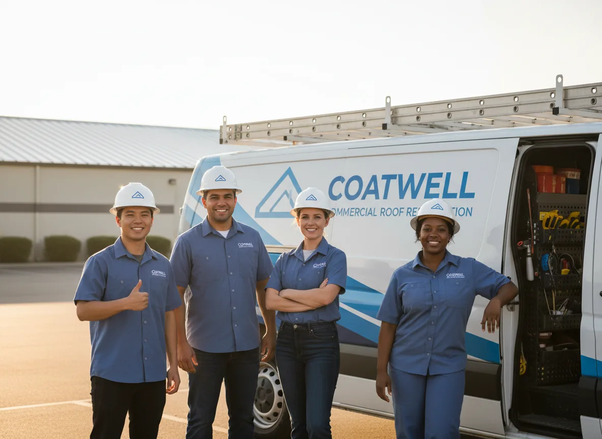 Commercial roof coating company in Emerson, IA